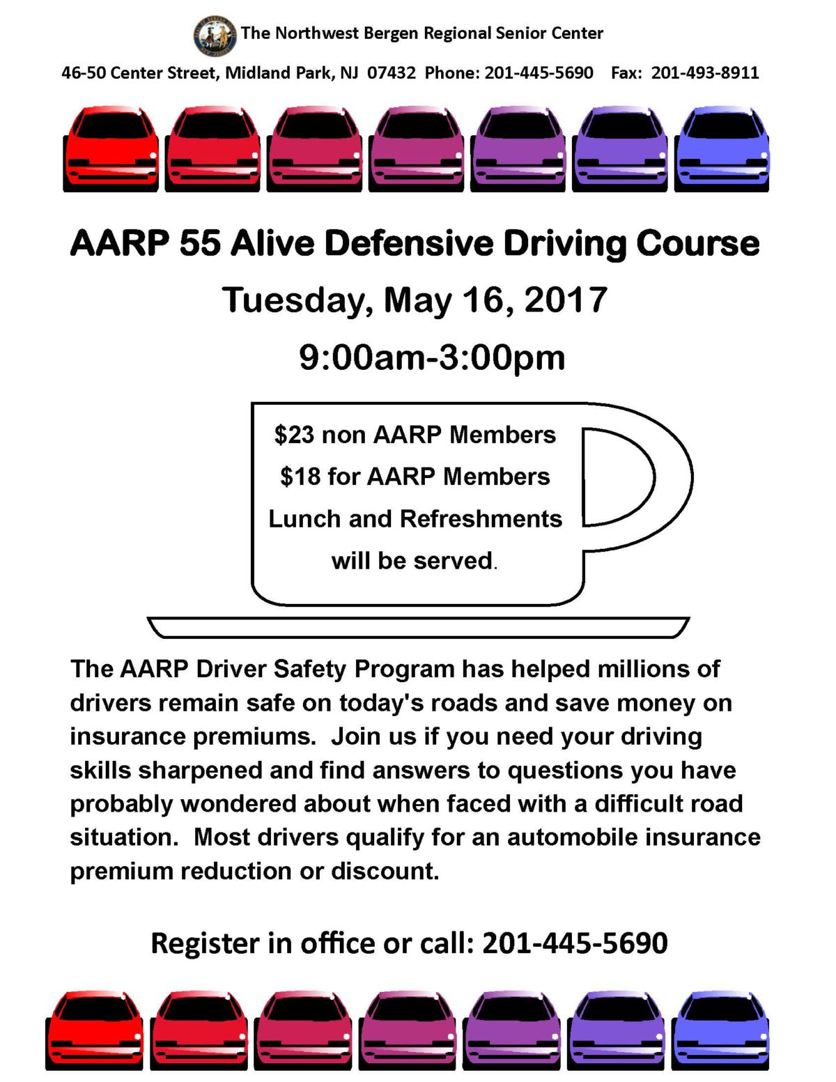 AARP 55 Alive Defensive Driving Course Age Friendly Ridgewood