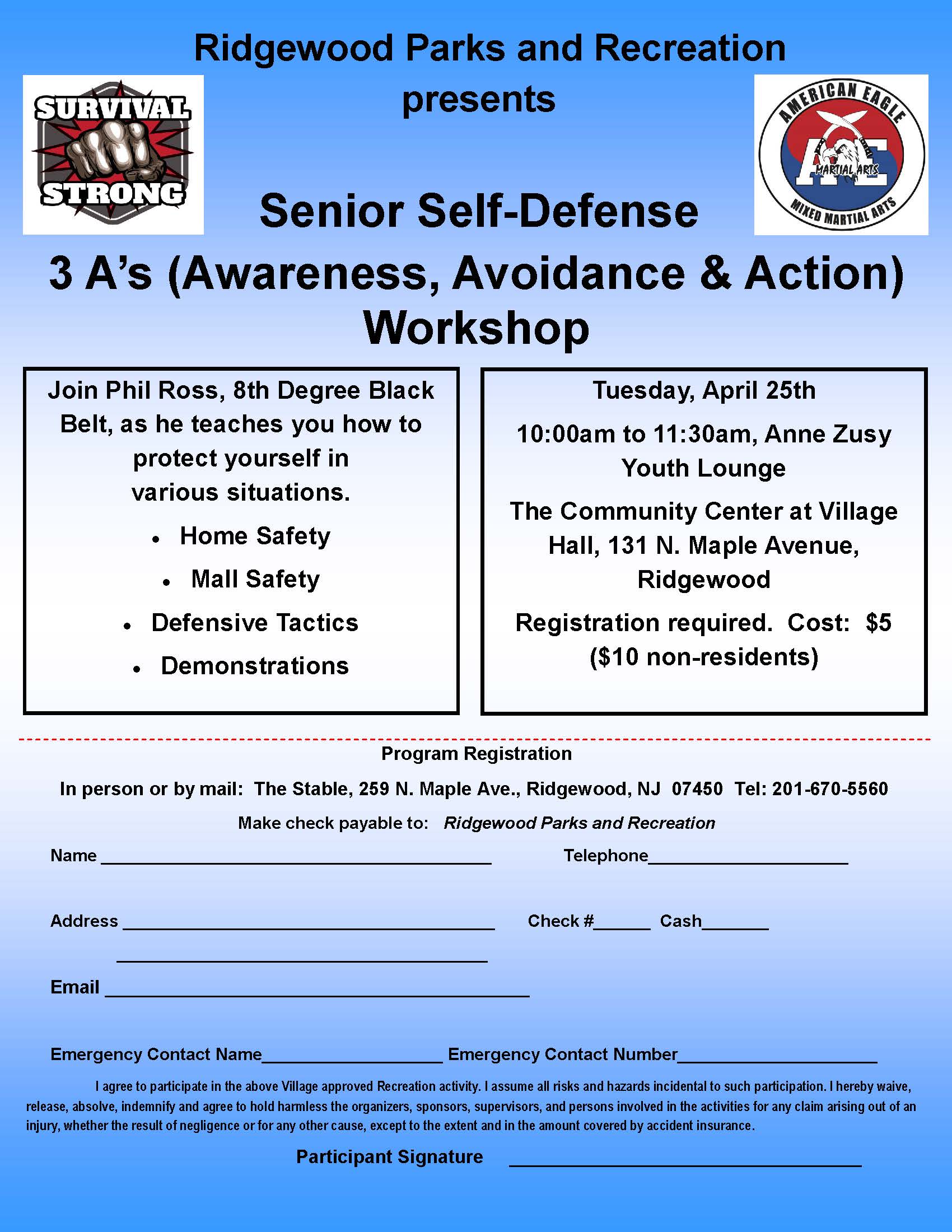 Senior Self-Defense